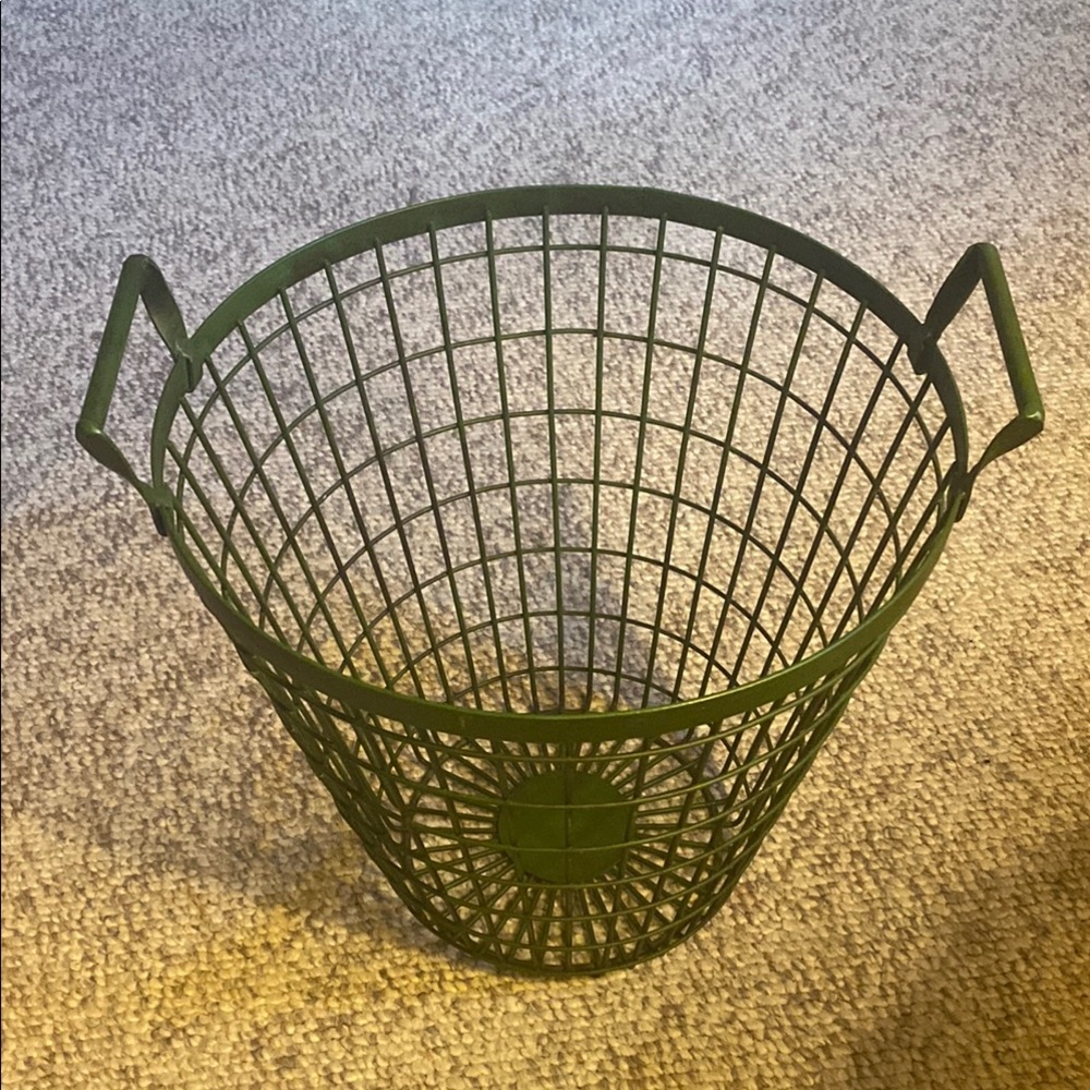 Green Wire Basket
